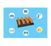 A-163 25 W, alimentation Super Data Speed 5 Gbit/s, 16 ports USB 3.0, prise UE