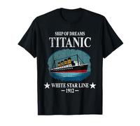 A 1912 Vintage TITANIC Voyage Cruise Ship Fils Fille Enfants T-Shirt