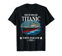 A 1912 Vintage TITANIC Voyage Cruise Ship Fils Fille Enfants T-Shirt