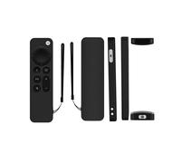 (A)2022 Étui de protection anti-perte pour Apple TV 4K 2e génération Siri Remote, antidérapant, en silicone