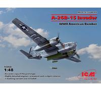A-26b-15 Invader, WWII American Bomber 1:48 Plastique Model Kit Icm
