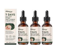 A 3 Traitements 7 Jours Contre Les Mycoses Des Ongles A L'arbre A The Et Au Gingembre. Liquide Nourrissant Et Fortifiant Pour Une Croissance Plus Saine.