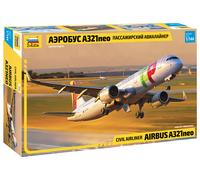 A-321neo 1:144 Kit De Modèle En Plastique ZVEZDA