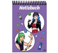 A 4 Notizbuch Manga Quinn und Enora, li