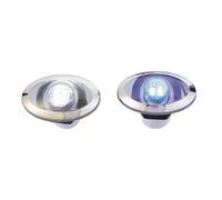 A.a.a. Voyant Led De Courtoisie Rond En Polycarbonate Blanc