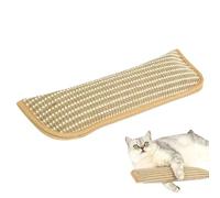 à à Chat - 34 x 9,5 cm - Ensemble d'oreiller Doux en sisal avec griffoir en sisal, simulateur de Chasse, entraîneur à Mordre pour Chaton | Accessoire interactif d'enrichissement félin