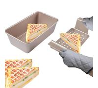 à , à | Plaques à antiadhésives de 9 x 5 pouces avec plateau de vidange, de cuisson réutilisable pour grille- , à lavable au lave-vaisselle pour la