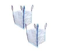 A&A Supplies 2 Sacs de construction en vrac FIBC avec poignées - 1/2 tonne, pour déchets de jardin - en matériau tissé industriel, robustes (2)