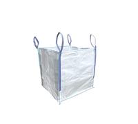 A&A SUPPLIES UK FIBC Sac de construction en vrac 1 tonne - 90 x 90 x 90 cm, déchets de jardin en vrac, 1000 kg SWL, matériau industriel (1 sac)
