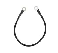 A ABSOPRO 1 Câble D'Onduleur De Batterie 10 Awg Calibre 30 Cm 5/16" Lug Câble Batterie Universel pour Voiture Véhicule Bateau VR Solaire Cuivre Étamé Noir Remplacement d'article