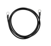 A ABSOPRO 1 Câble D'Onduleur De Batterie 10 Awg Calibre 5Ft 3/8" Lug 5/16" Lug Câble Batterie Universel pour Voiture Véhicule Bateau VR Solaire Cuivre Étamé Noir Remplacement d'article