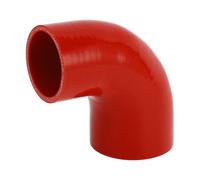A ABSOPRO 1 Pièce Tuyau De Silicone Rouge Universel Pour refroidissements De Voiture 90 Degrés Id 60mm/2.36"-70mm/2.76" Longueur 90mm/3.54"