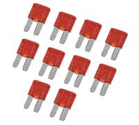 A ABSOPRO 10pcs 10A 10amp Voiture Mi-ni Lame Fusibles pour Bateau Camion Moto Rouge