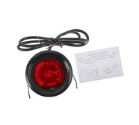 A ABSOPRO 2" 52Mm Tension De 12V Jauge De Tension Numérique à Led Colorée 8-18V 1 Pc Câble Universel Voiture Voltmètre Noir Violet Blanc Remplacement d'article