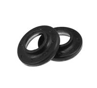 A ABSOPRO 2 Pcs Front Supérieur Bobine Ressort Isolateurs 52000229 Caoutchouc Noir Remplacement d'article