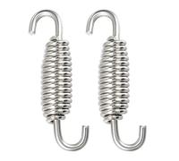 A ABSOPRO 2 pcs Motos Échappement Tuyau Ressort 55mm 2.17" Inoxydable Acier