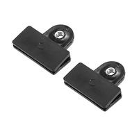 A ABSOPRO 2 pcs Verre Canal Retenue Agrafe, 1.77"x1.65"x0.43" pour Voiture Noir