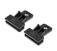 A ABSOPRO 2 pcs Verre Canal Retenue Agrafe, 1.97"x1.57"x0.51" pour Voiture Noir