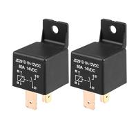 A ABSOPRO 2Pcs Voiture Relais 4 Broche 12V 80Amp SPST Modèle JD2912-1H-12VDC 80A 14VDC
