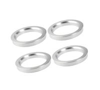 A ABSOPRO 4pcs Bague de Centrage Aluminium Alliage Voiture Hub Centrique Anneaux 72,6mm à 56,1 mm Remplacement d'article