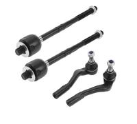 A ABSOPRO 4Pcs Kit De Rotules De Direction Intérieures Et Extérieures Pour Suspension De Direction pour Mercedes-Benz C240 pour Mercedes-Benz C320 Barre De Liaison No.Es80688/Ev80975
