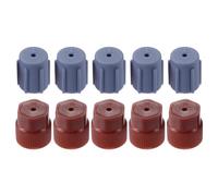 A ABSOPRO 5 Paires De Bouchons De Valve De Climatiseur De Voiture Id 0,55" Pour Système De Climatisation - Bleu