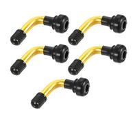 A ABSOPRO 5 Pcs Valve De Pneu Universelle Pvr50 - Voitures Motocyclettes - Ton Or