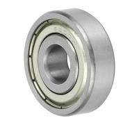 A ABSOPRO 6200z Roulements à billes à gorge profonde P6 10x30x9mm Roulements lubrifiés Joint métallique Tonalité argentée Roue de trottinette skateboard