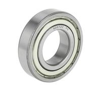 A ABSOPRO 6207Zz Roulements À Billes À Gorge Profonde P0 35X72X17Mm Roulements Lubrifiés Double Joint Métallique Tonalité Argentée Roue De Trottinette Skateboard