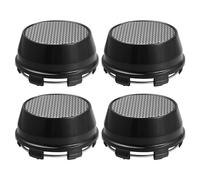 A ABSOPRO 66Mm Dia Universal Car Wheel Rim Center Hub Caps Noir - 4 Pcs