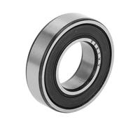 A ABSOPRO 6901Vv Roulements À Billes À Gorge Profonde P6 12X24X6Mm Roulements Lubrifiés Double Joint En Caoutchouc Noir Argenté Roue De Trottinette Skateboard