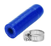 A ABSOPRO 7/16" 11Mm Di 4 Plis Polyester Silicone Caoutchouc Tuyau Extrémité Bouchon Pour Liquide Refroidisement Turbo Bypass Valve Vide 5,4Mm 60Mm Bleu