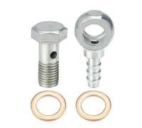 A ABSOPRO 8mm ID 6mm OD Ban-jo Raccord Carburant Ligne Adaptateur Connecteur - 4 pcs