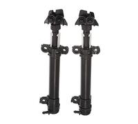 A ABSOPRO Avant Phares Lave-glace Gicleur Jet pour Jaguar XF - 2 pcs Noir