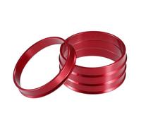 A ABSOPRO Bagues De Centrage De Moyeu De Voiture Od 60,1 mm vers Id 56,1 mm Bagues De Centrage De Moyeu en Alliage D'Aluminium Rouge (Lot De 4)