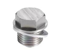 A ABSOPRO Bouchon de vidange magnétique universel, pour voiture avec 1 rondelle, M16x1.5