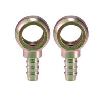 A ABSOPRO Boulon de banjo universel 18mm ID 12mm OD Adaptateur de raccord de tuyau de banjo en métal ton bronze pour moto et voiture (Lot de 2)