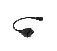 A ABSOPRO Câble D'Extension Adaptateur De Connecteur De Diagnostic De Voiture 3 Broches Vers 16 Broches Obd2 12 V 30 Cm 1 Pièce Remplacement d'article