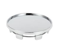 A ABSOPRO Cache-Moyeu Pour Voiture Chrome Ton Argenté 1pc Plastique 69mm | Universel, Durable, Pour Roue Pivotante, Diamètre Intérieur 56mm, Hauteur Du Clip 4mm