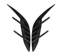 A ABSOPRO Cache Phare Anti-Brouillard Arrière Gauche Et Droit Pour Kia Stinger 2018-2023 Cadre Phare Anti-Brouillard Pour Kia Stinger Autocollants Anti-Brouillard Fibre De Carbone Noir