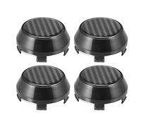A ABSOPRO Capuchons De Centre De Roue Noir 4Pcs Universel Plastique
