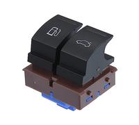 A ABSOPRO Carburant Réservoir Porte Coffre Couvercle Déverrouillage Bouton Interrupteur pour VW - 1 pcs Noir