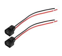 A ABSOPRO Connecteur H16 Femelle Noir Pour Feux De Brouillard LED 2Pcs
