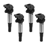 A ABSOPRO Ensemble de Bobines d'Allumage pour Mini Cooper - Pack de 4 Bobines Noir et Argenté