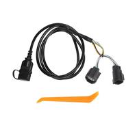 A ABSOPRO Faisceau De Remorque 4 Broches Pour Jeep Wrangler 07-18 1pc | Couleur Noir, Matériau Plastique Et Métal, Longueur 170 Cm, Résistant À L'Oxydation, Connecteurs Scellés, Installation Facile