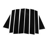 A ABSOPRO Garniture De Fenêtre De Montant De Porte Avant Arrière Gauche Droite Autocollant Anti-Rayures De Voiture Poteaux Montant Porte Extérieure Pour Honda Crv 2023 Plastique Noir 8Pcs