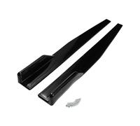 A ABSOPRO Jupe latérale de voiture 86 cm - Kit diffuseur universel à bascule - Haute ténacité - ABS noir - Panneau d'extension - Côté inférieur - Répartiteur de ligne inférieure - Becquet à lèvre