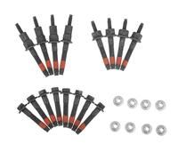 A ABSOPRO Kit D'Écrou Et Boulon De Goujon De Collecteur D'Échappement Moteur No.6505316Aa/6504331 pour Ram 1500 4.7L V8 2002-2008 Pour Jeep Grand Cherokee Noir (Ensemble De 24)
