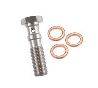 A ABSOPRO M10x1.25 Filetage Turbo Frein Conduite Banjo Boulons Double Banjo Boulon 39mm Remplacement d'article