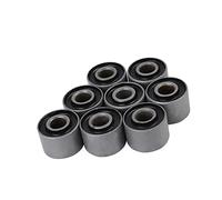 A ABSOPRO Moto Arbre Roulement Amortisseur Douille pour CG125 Gris (Ensemble de 8)